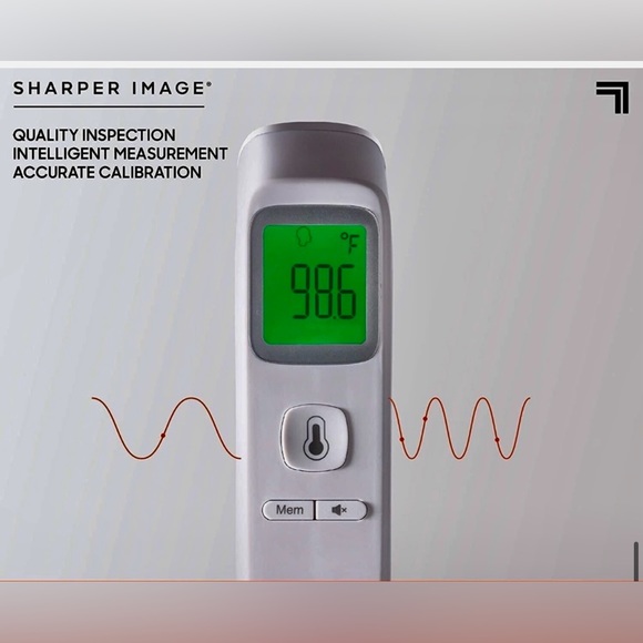 TOUCHLESS THERMOMETER by SHARPER IMAGE NWT - Picture 10 of 10